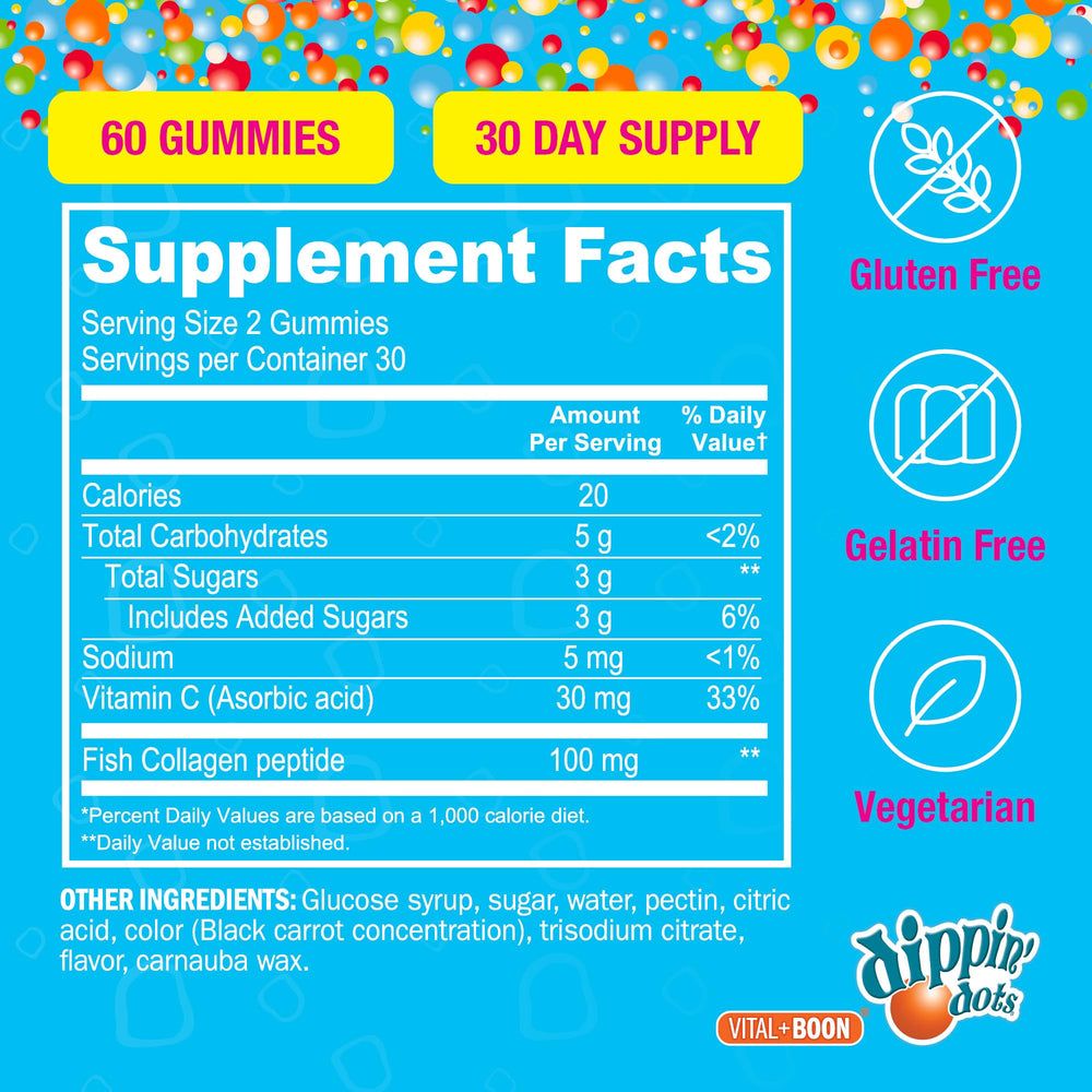 Chewy gummy texture suggests enjoyable daily habit