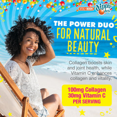 Vital+Boon Dippin' Dots natural color source label with black carrot.