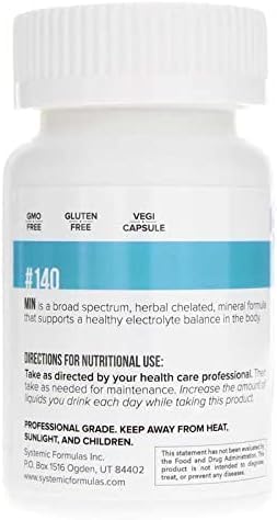 VitaBoost MIN #140 capsules beside the bottle imply simple daily use for balance