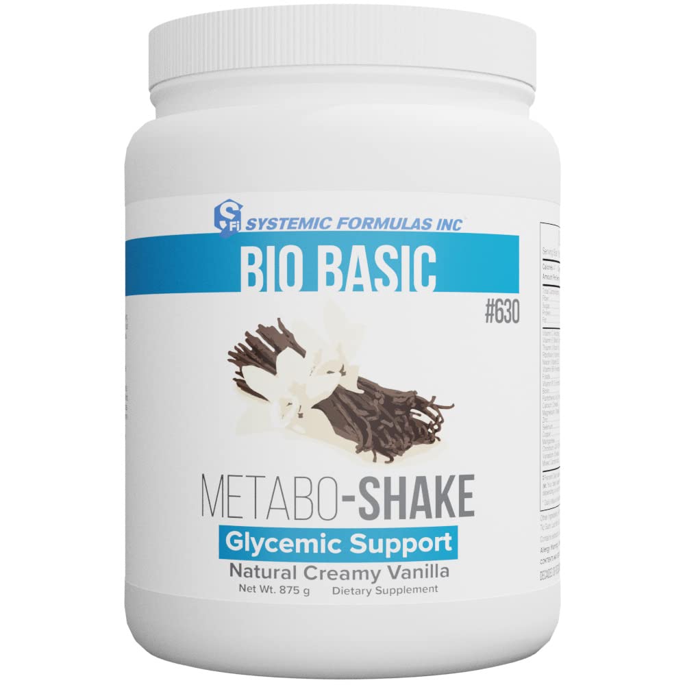 VitaBoost Systemic Formulas Vanilla Protein Shake bottle, vegan nutrition for daily use.