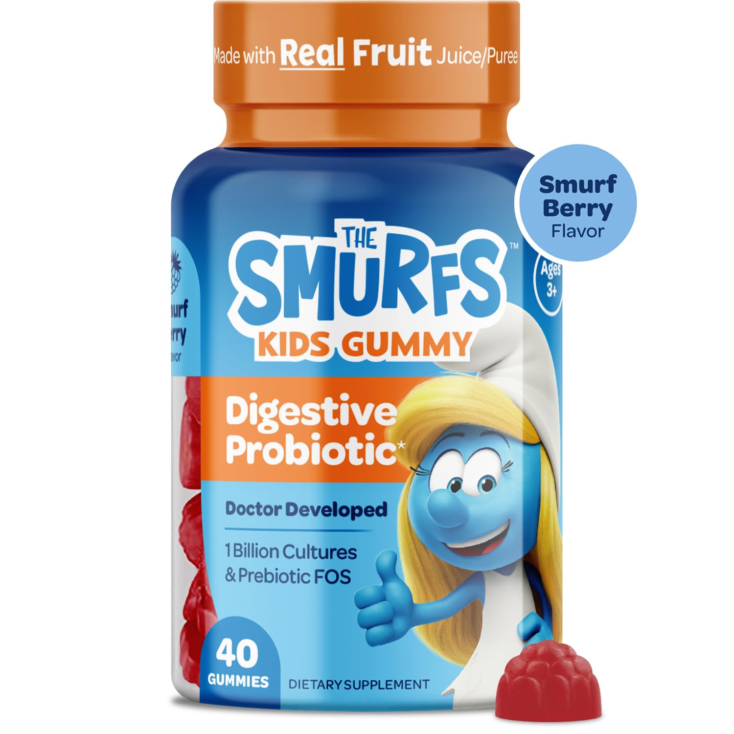 Vitaburst Smurfs Gummies daily-use concept for family routines.
