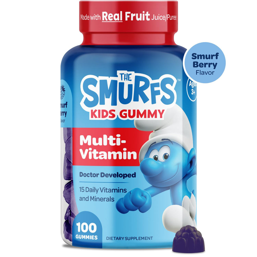 Vitaburst Smurfs doctor-developed seal communicates trusted formulation.