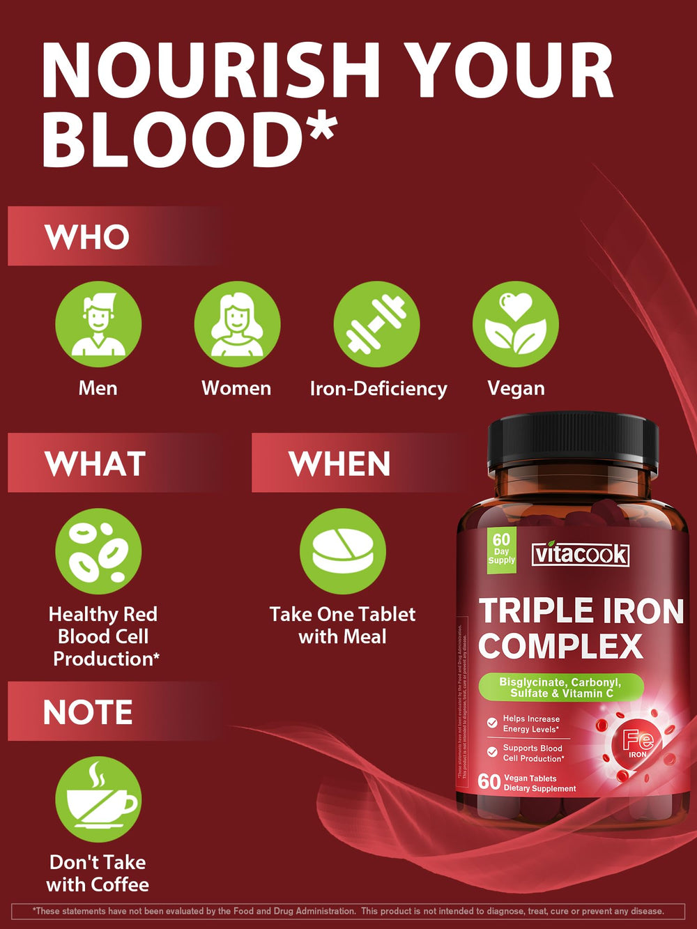 Daily-dose package shown for everyday Vitacook supplementation