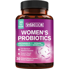 Vitacook Women’s Probiotics capsules for daily gut balance.