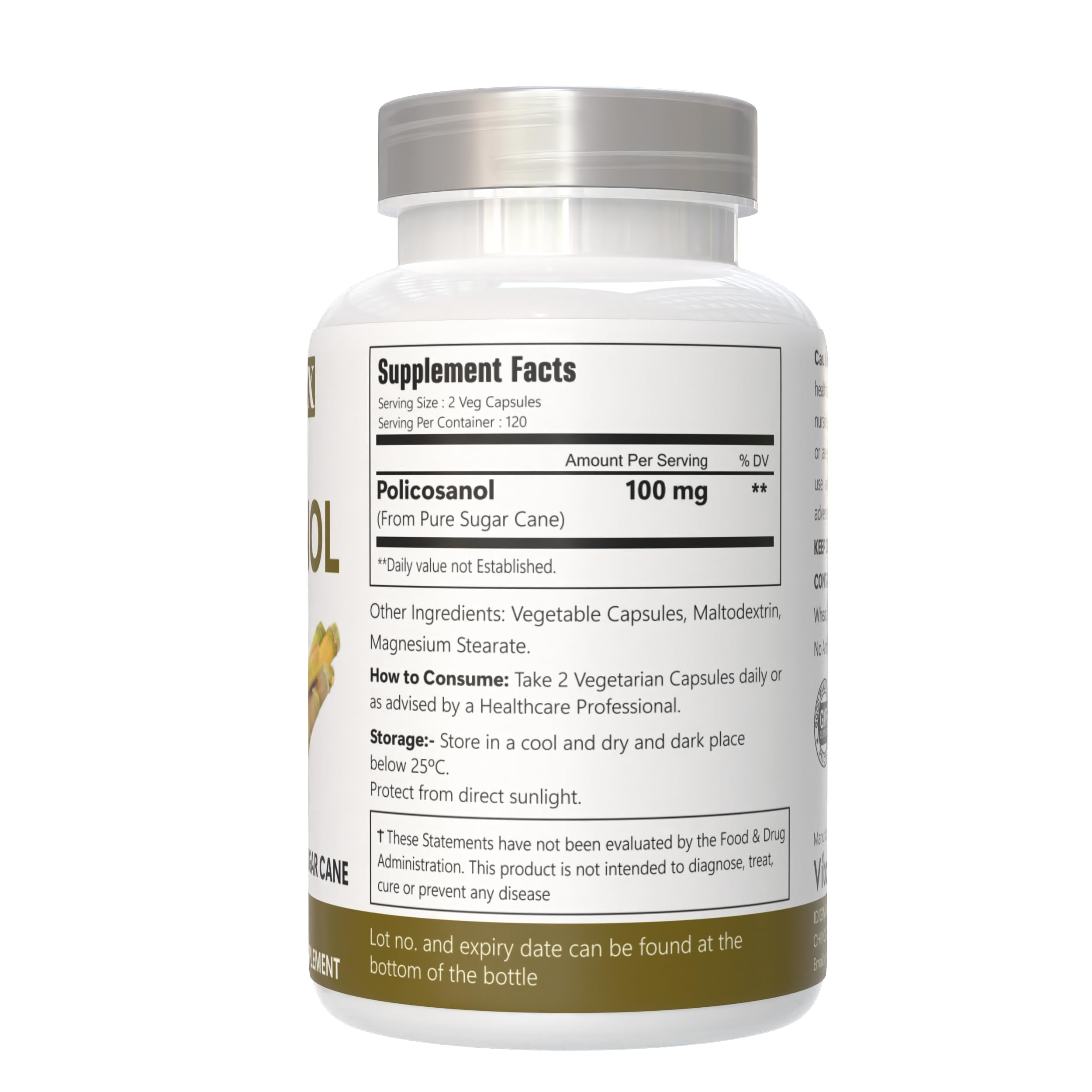 Vegetarian-friendly capsules suit plant-based wellness routines.