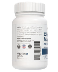 VitaCosmoX bottle label detail confirms gluten-free and non-GMO formula