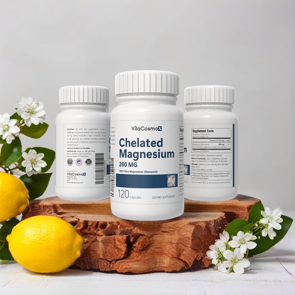 VitaCosmoX bottle on desk with vegan capsules for easy routines