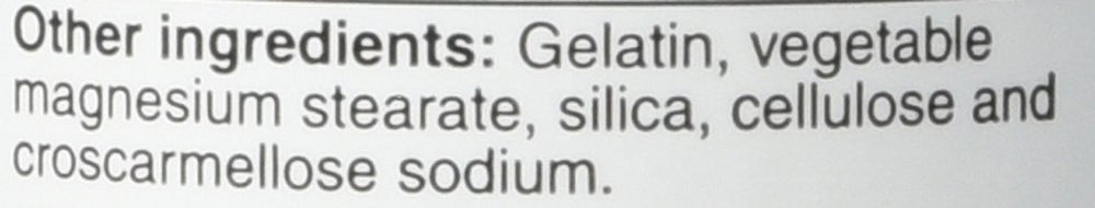 Vitacost ingredients label highlights CoQ10, ALA, ALC for mitochondrial wellness.