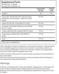 Vitacost FlavenZym tablets displayed for systemic wellness and convenience