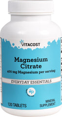 Vitacost Magnesium Citrate tablets support normal muscle function and relaxation