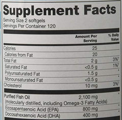 MFG date label on Vitacost Mega EFA Mini Gels package, freshness and traceability.
