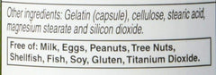 Vitacost Milk Thistle seeds and bottle image illustrates antioxidant-rich herbal supplement.