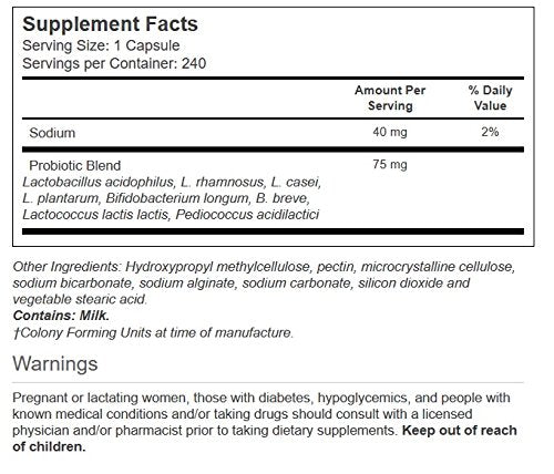 Vitacost Probiotic 8-5 capsules for convenient daily use supporting digestion and immune health.