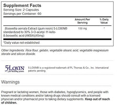 Vitacost Synergy 5-Loxin AKBA bottle pour for easy daily joint support.