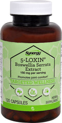 Vitacost Synergy 5-Loxin AKBA capsules support joint comfort and inflammatory balance.