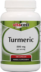 Vitacost Turmeric Extract capsules support a healthy inflammatory response.