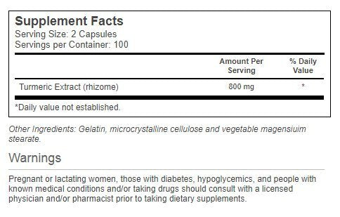 Vitacost Turmeric Extract capsules shown for easy, daily antioxidant support.