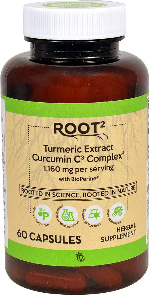 Vitacost Turmeric Extract Curcumin C3 Complex bottle with Bioperine, enhanced absorption for daily wellness