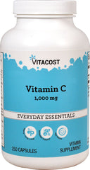 Vitacost Vitamin C 1000 mg bottle front showing label and potency.