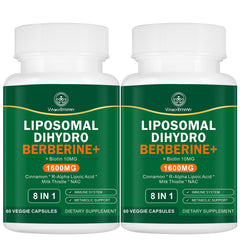 VITACRLLYNMN Dihydroberberine bottle with liposomal delivery for enhanced absorption and daily support.