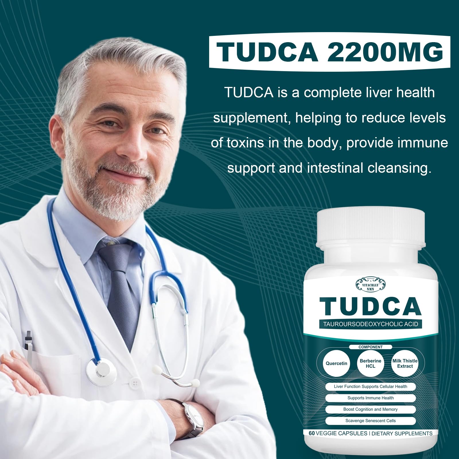 VITACRLLYNMN 120 capsules box on clean surface for detox potential