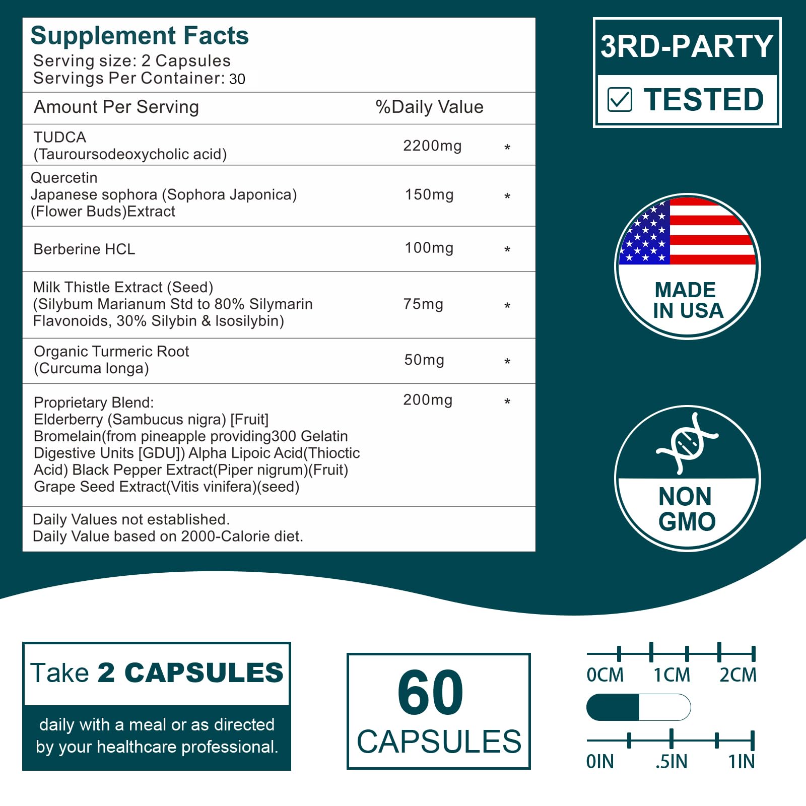 VITACRLLYNMN TUDCA capsules lineup highlighting digestive health benefits
