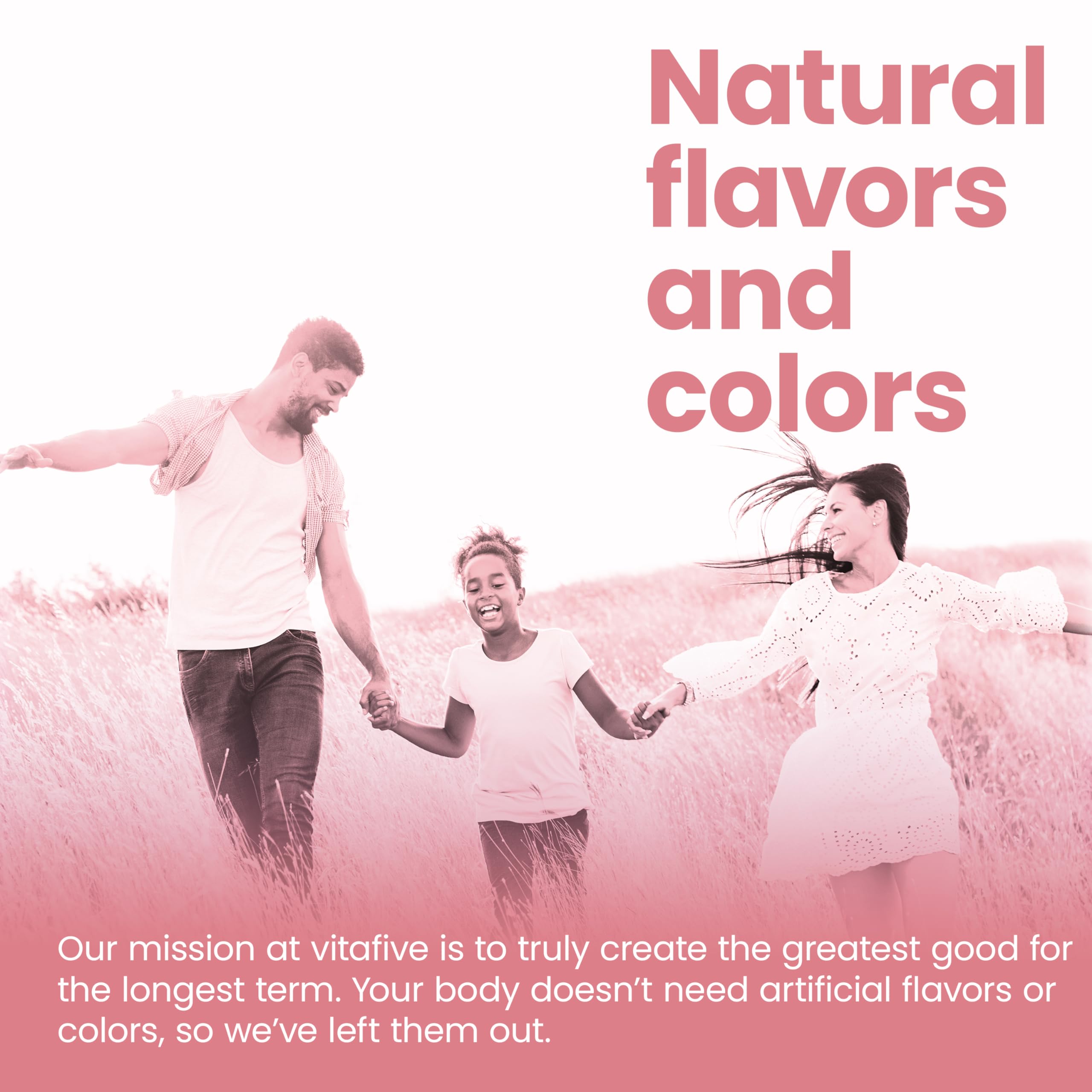 Vitafive gluten-free collagen gummies packaging display on clean surface