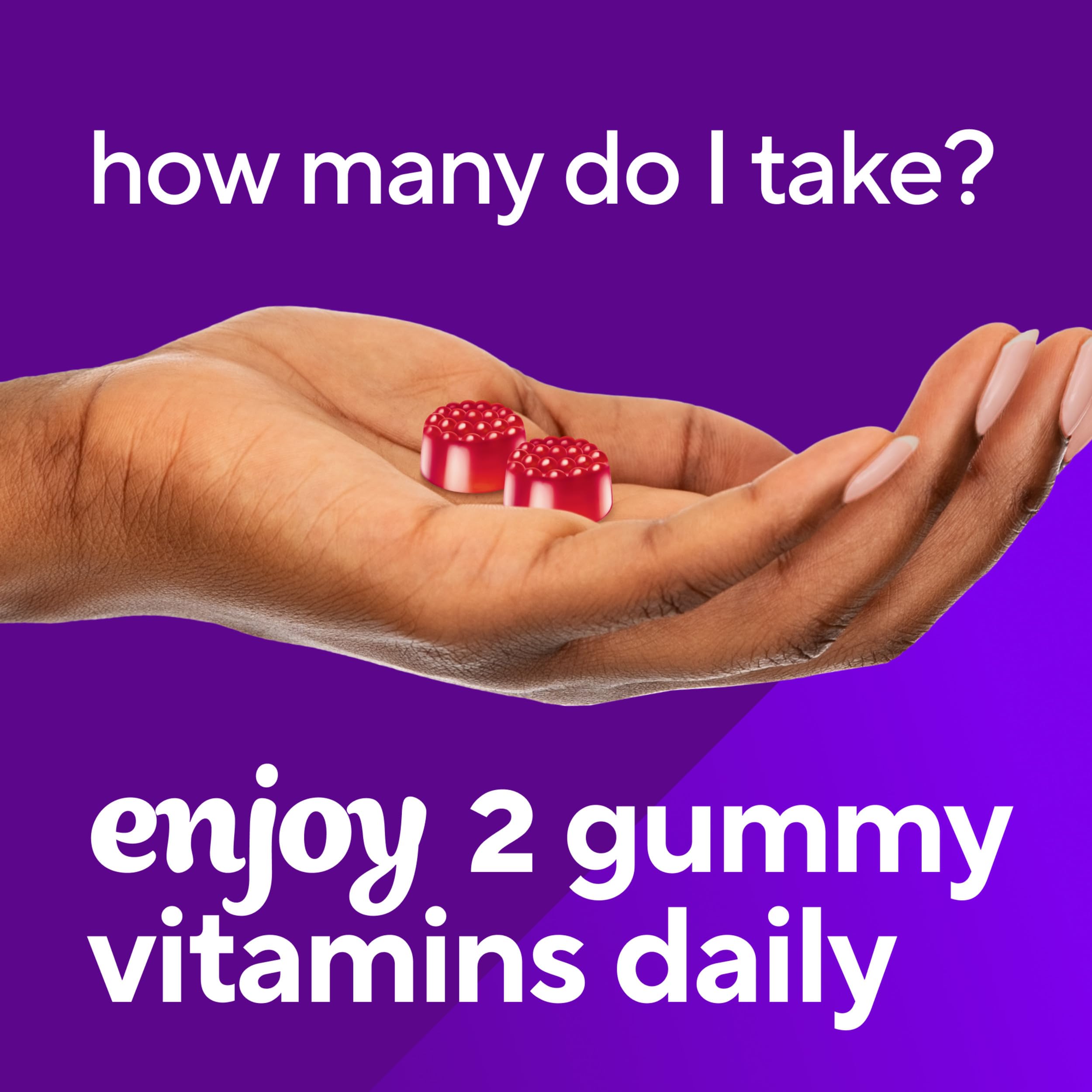 Morning routine with Vitafusion B12 gummies on a table