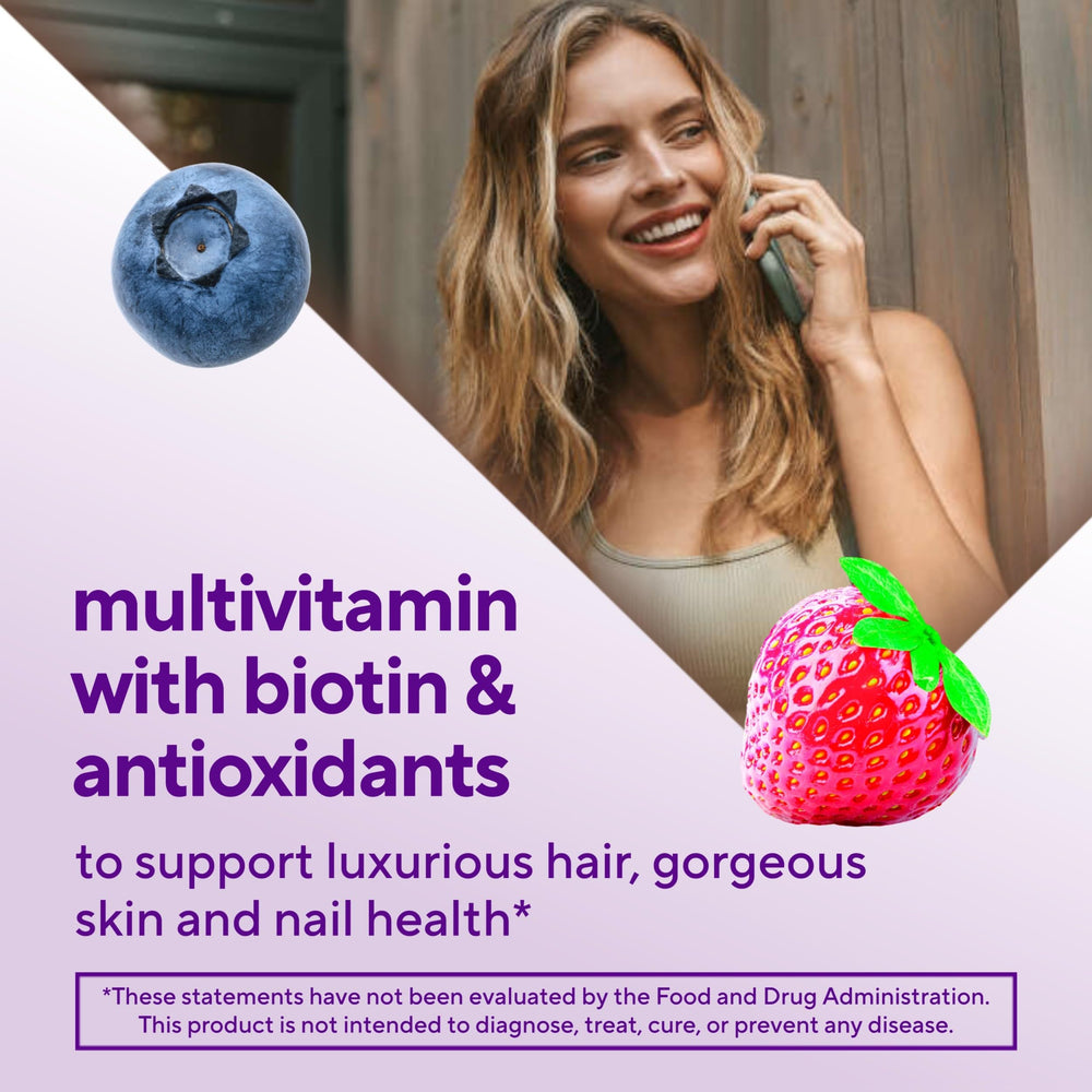Vitafusion gummies texture and color ideal for a simple daily routine