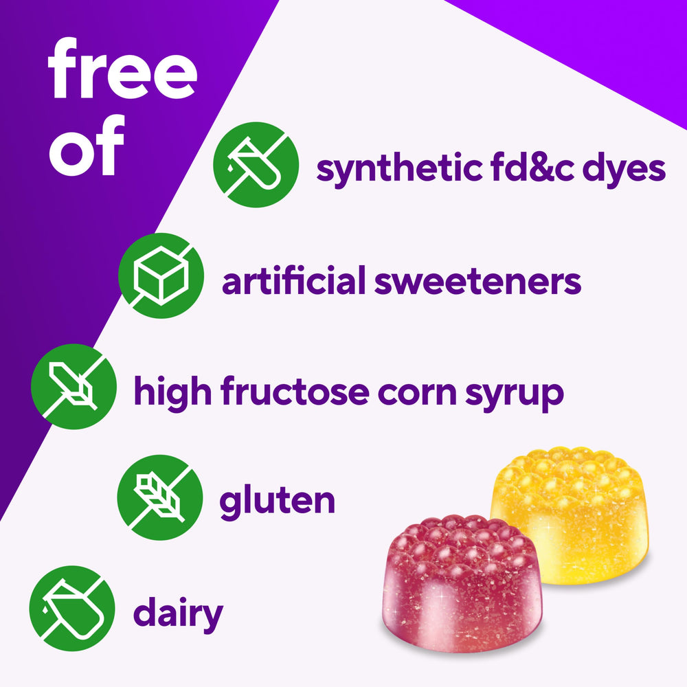 Label emphasizes gluten-free and dairy-free formulation