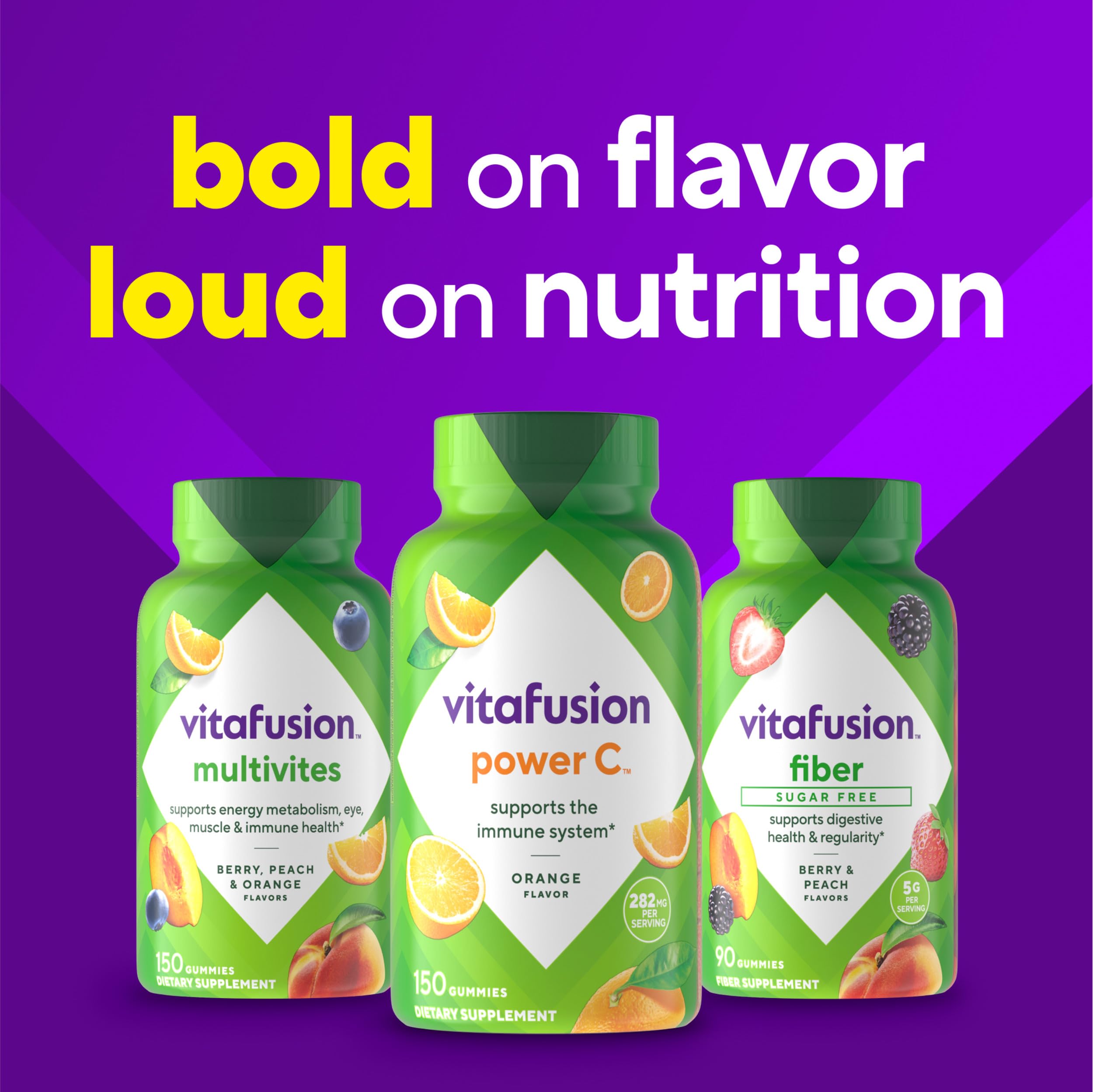 ChefsBest award badge beside Vitafusion Power C packaging.