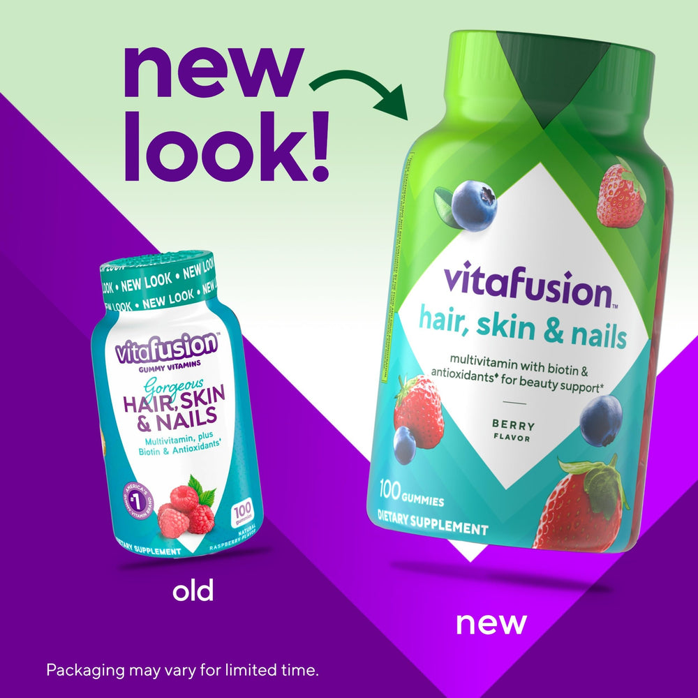 Vitafusion raspberry-flavored gummies closeup for tasty wellness on the go