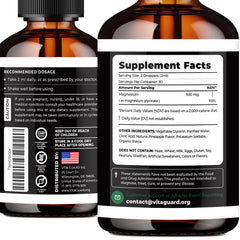 Vita Guard pineapple flavored mg drops appealing taste for supplementation