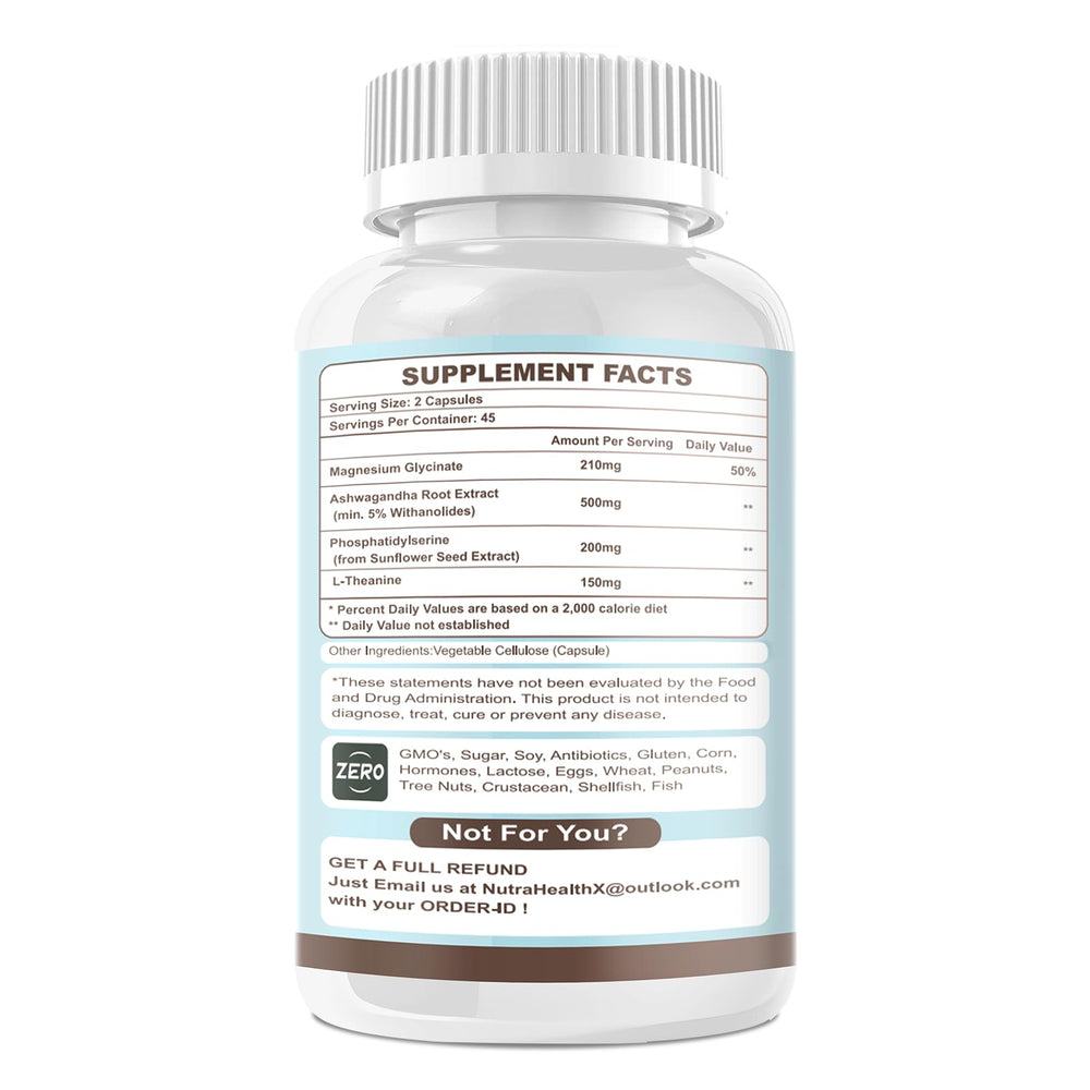 VitaHarbor L-Theanine provides calm focus and mood support.