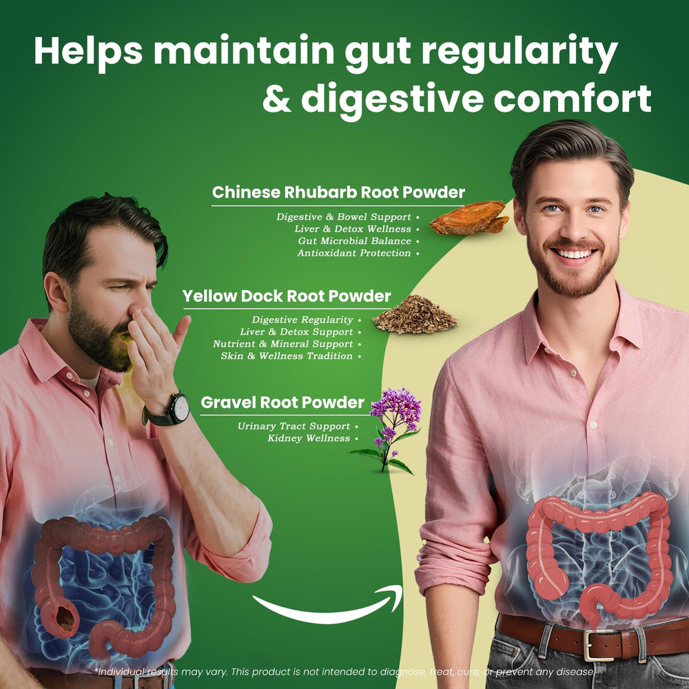 VITAJOURNEY Ginger slices emphasize soothing digestion and anti-inflammatory benefits.