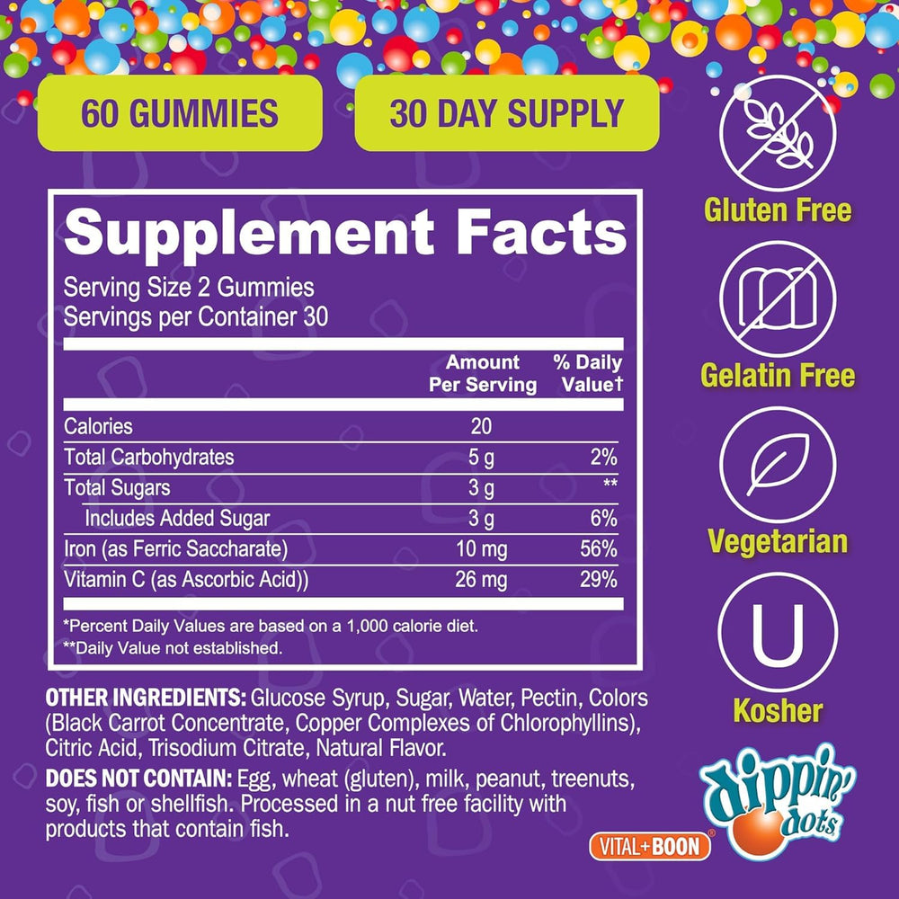 Vital+Boon child-resistant cap visible on bottle.