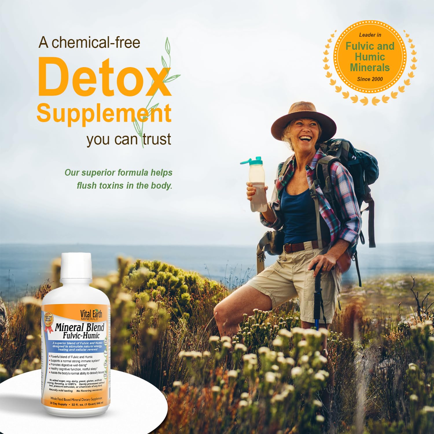 Vital Earth Minerals energy-boost scene for busy days.