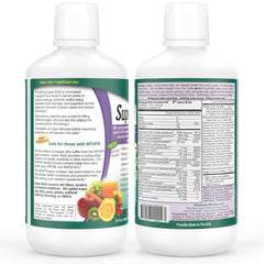 Vital Earth Minerals fulvic-humic minerals label closeup highlights natural extraction method.