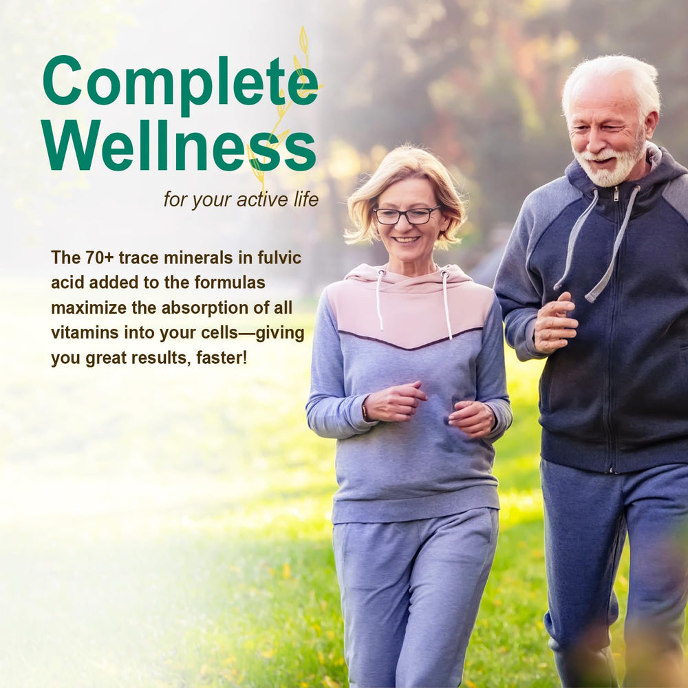 Vital Earth Minerals immunity and energy bundle emphasizing busy lifestyle support.