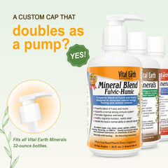 Vital Earth Minerals neutral-taste mix in water ready to drink