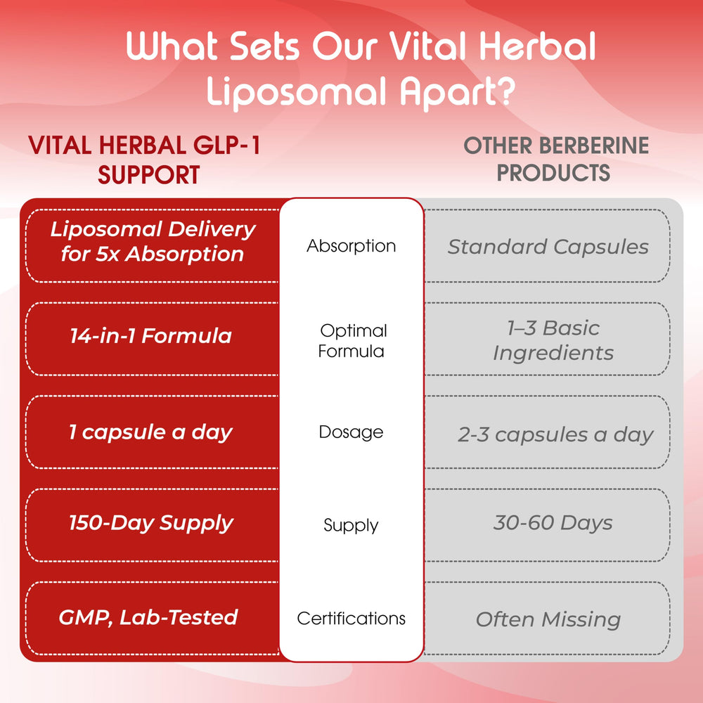 VITAL HERBAL liposomal DIM illustrating advanced absorption science
