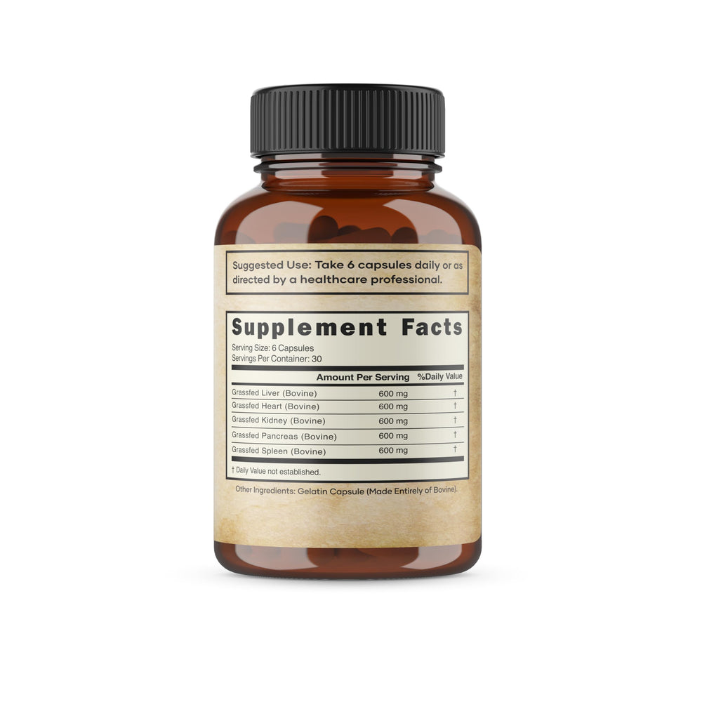 Vital Hunter packaging label clearly identifies product for informed purchase.