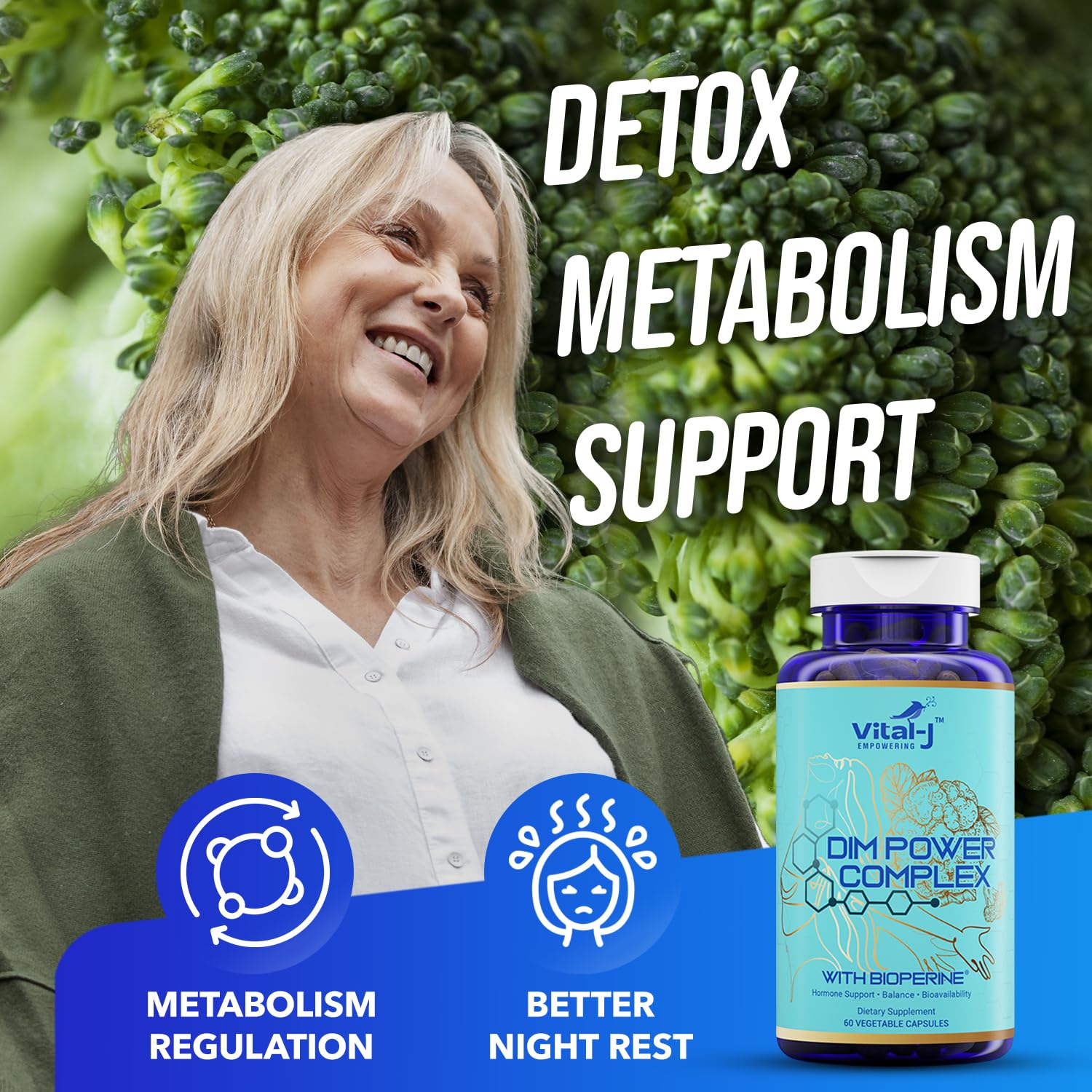 Vital-J Empowering wellness blend supports both women and men