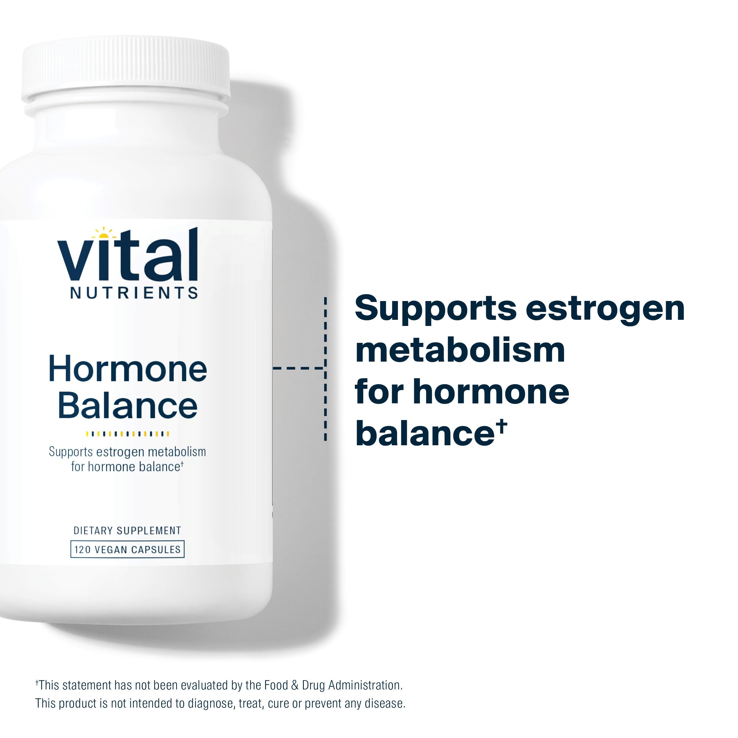 Vital Nutrients 120 caps package front view on neutral background