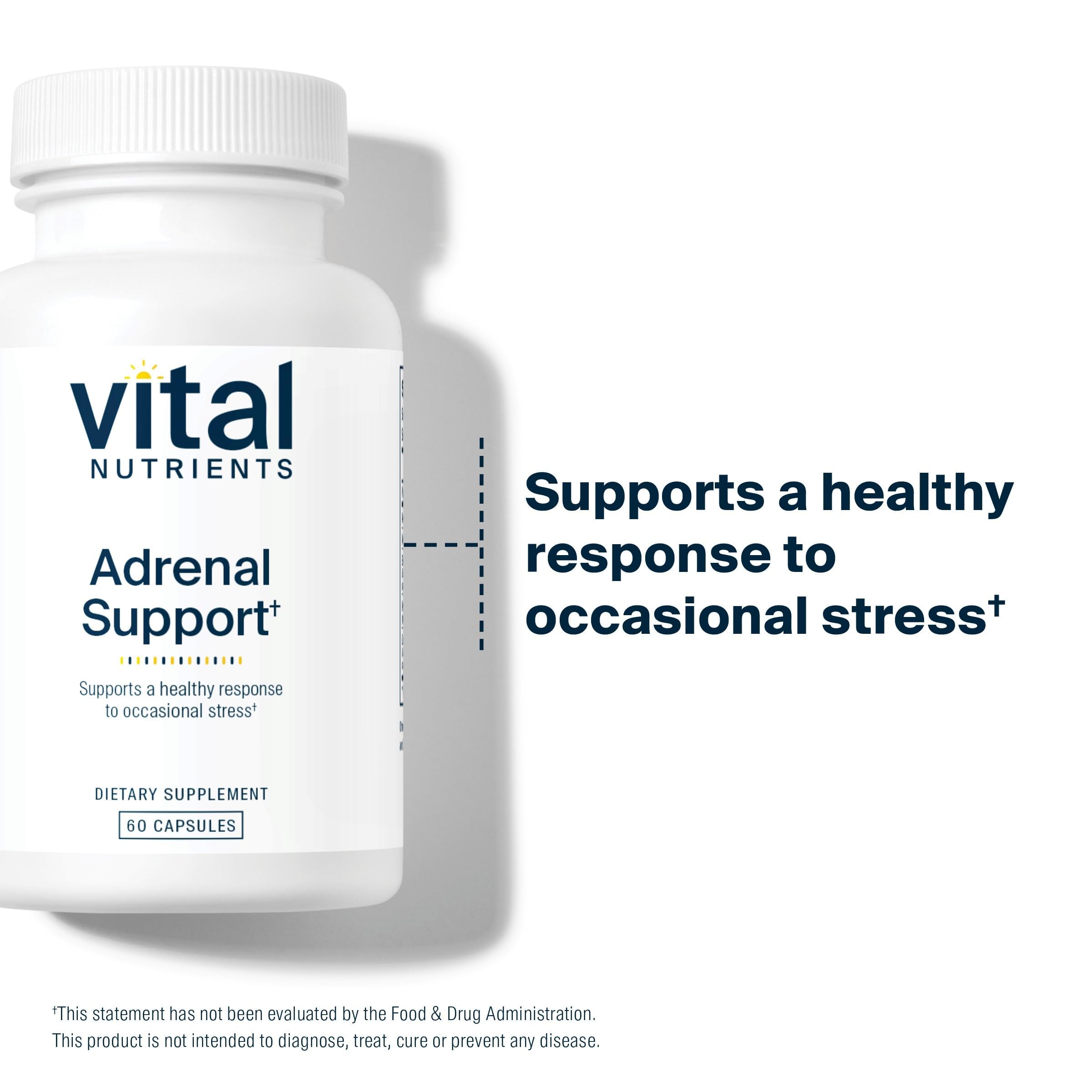 Vital Nutrients Ashwagandha root image highlighting adaptogen ingredient for balanced stress response.