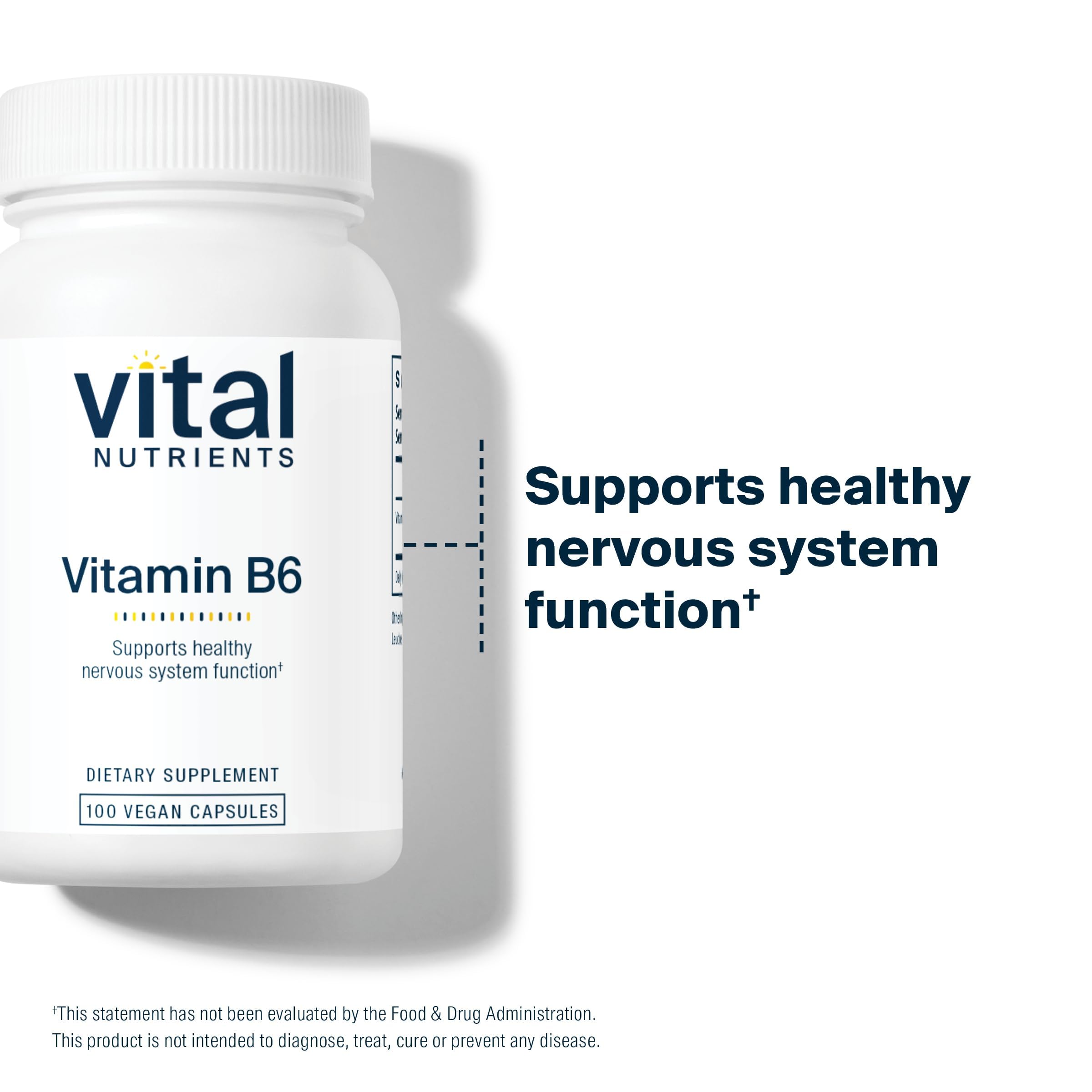 Vital Nutrients B6 third-party testing ensures purity and potency