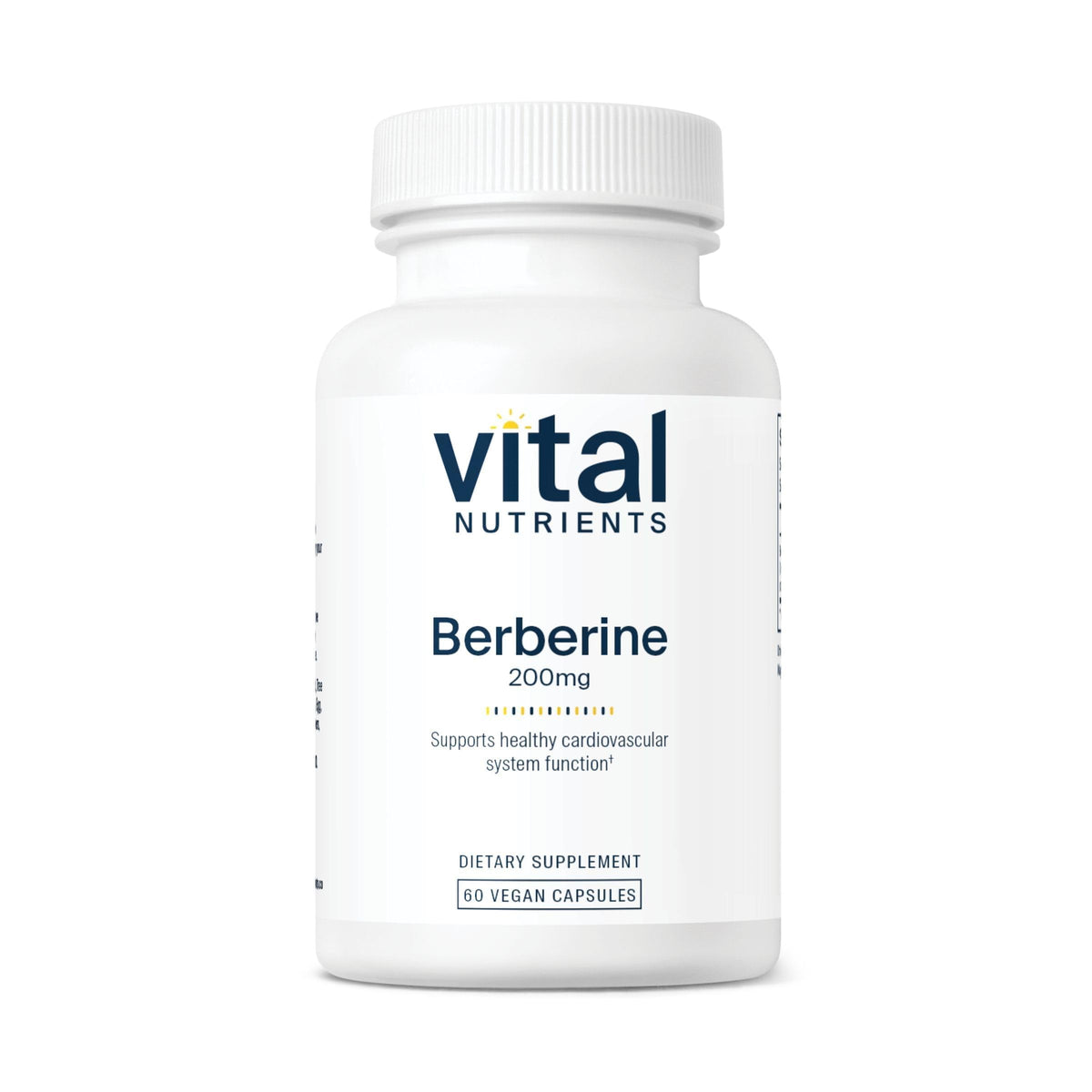 Vital Nutrients Berberine bottle front view for daily gut support