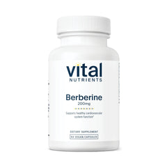 Vital Nutrients Berberine bottle front view for daily gut support