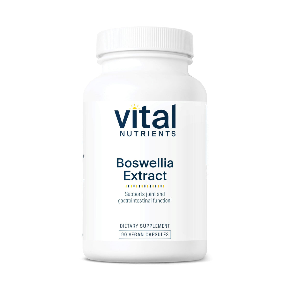 Vital Nutrients Boswellia 400mg bottle close-up for joint support.