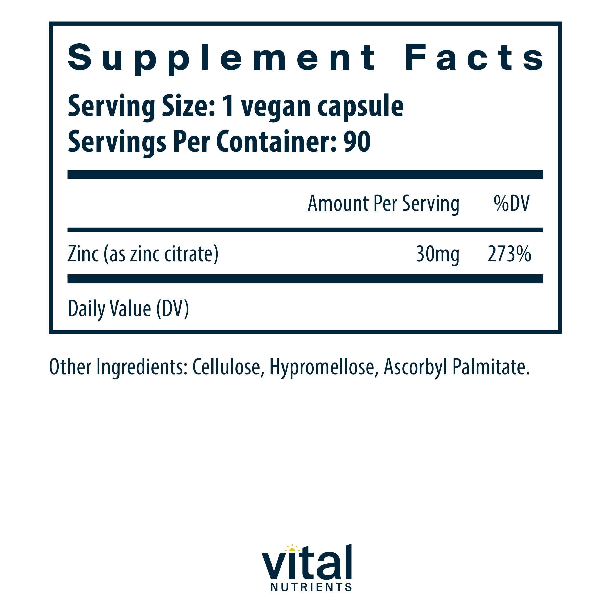 Vital Nutrients Choline 550mg bottle front showcasing vegan, allergen-free formula